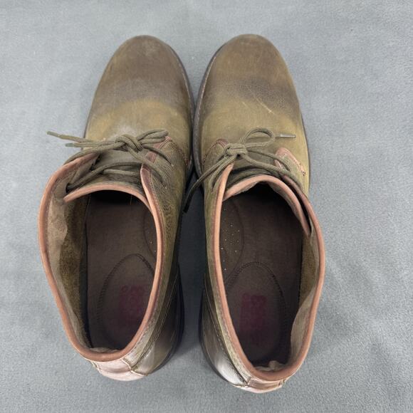 Wolverine 1883 Chukka‎ Boots Mens 11 Green Brown Leather Made in Portugal main image 8